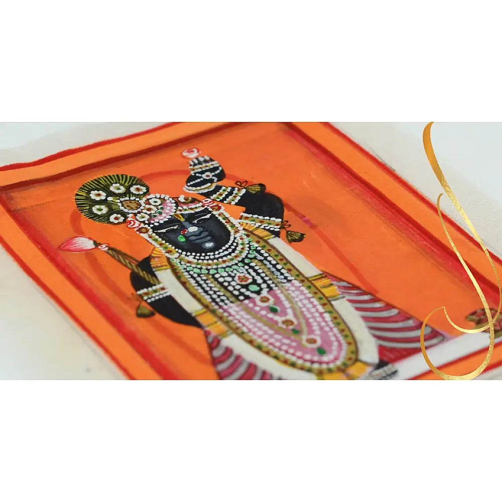 Miniature painting Srinath ji 